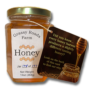 Grassy-Roads-Farm-Honey | Busy Bee Nursery and Consulting